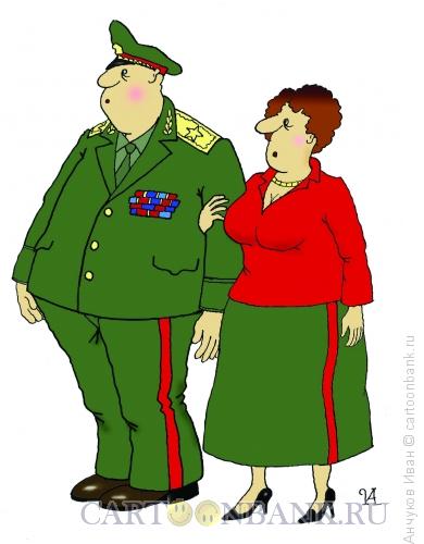 Чужая жена полковника читать. Офицер карикатура. Шуточный генерал. Жена военного. Карикатуры на генералов.