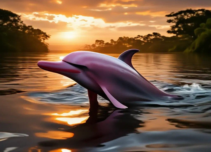 Амазонка. Часть 13. Дельфины и новые вызовы ,  одна картинка, видео и текст