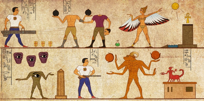 Египетская мифология. Загробная жизнь, 14 картинок и текст
