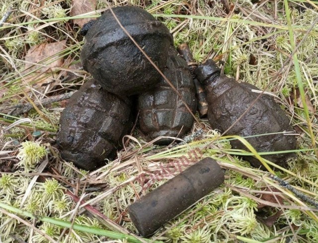 Эхо войны... У поднятого бойца были найдены редкие и диковинные боеприпасы, 5 фото и текст