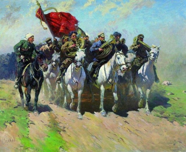 Гражданская война 1918—1920 годов в 20 картинах Митрофана Грекова, 21 работа