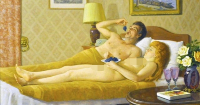 В СССР секс был: интимная жизнь советских граждан на картинах Геннадия Семакова, 15 работ