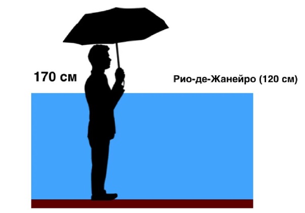 Сравниваем количество осадков в разных точках России и в мире Статистика