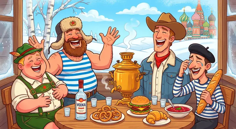 Анекдоты про русских — смешные шутки и мемы про русского человека и загадочную русскую душу