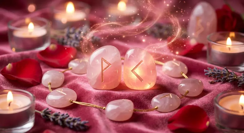 Руны любви — руна Гебо и Кеназ на каменном амулете для привлечения любви и счастья